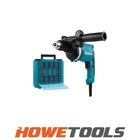 MAKITA HP1631K 240v Percussion drill 13mm keyless chuck