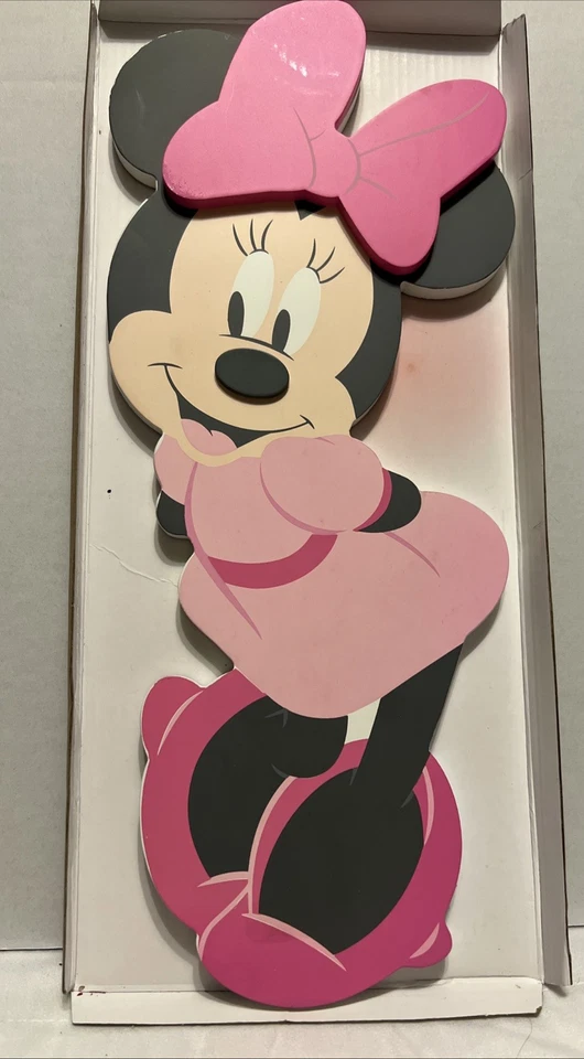 Disney Bebé Minnie Mouse Lunares Cuna Ropa de Cama Decoración de Pared Foto 3 de 4