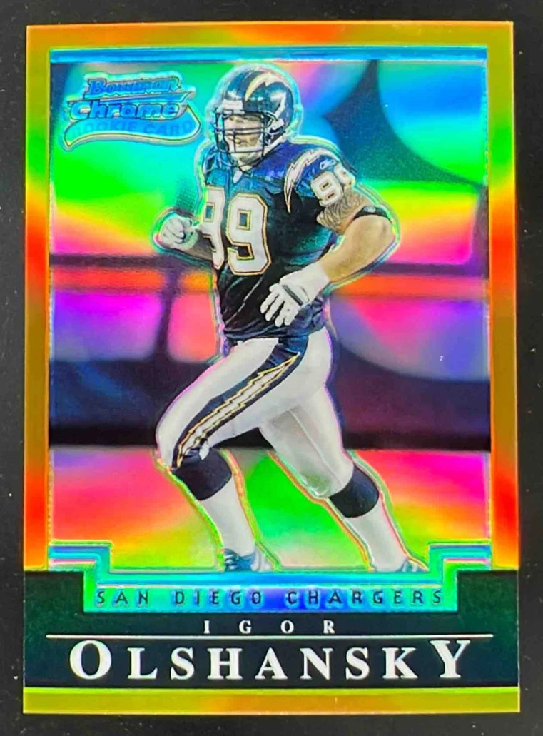Igor Olshansky Bowman Chrome #140 Gold Refractor