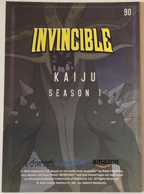 INVINCIBLE 2025 KEEPSAKE PREMIERE EDITION KAIJU FOIL CARD #90 | eBay