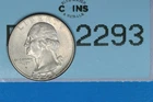 1945 25C WASHINGTON SILVER QUARTER EARLY US TYPE COIN RAW-2293