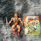 MOTU He-Man Action Figure 1981 Taiwan Soft Head Vintage Sword Chest Armor
