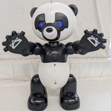 19" WowWee Robo Panda Talking Interactive Toy w/ No. 1 & 2 Cartridges - Works