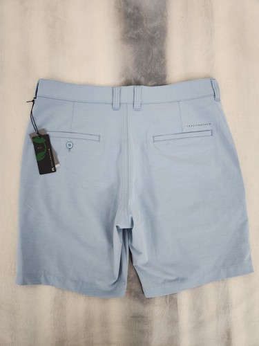 Travis Mathew Tech Chino Shorts Light Blue Men's Size 34 New - Picture 12 of 12