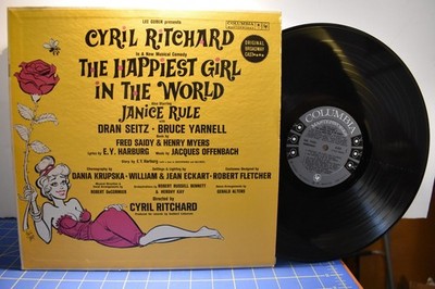 Cyril Ritchard The Happiest Girl in the World LP Columbia 6 Eye Mono KOL 5650