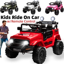 12V Kids Ride On Car Jeep Truck Electric Vehicle Toy w/Remote Control Kids Gifts