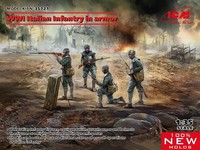 Icm 35721 - 1:35 Wwi Italian Infantry In Armor - Neu