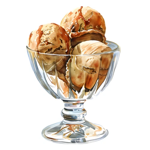 Ice Cream Self Adhesive Vinyl Sticker