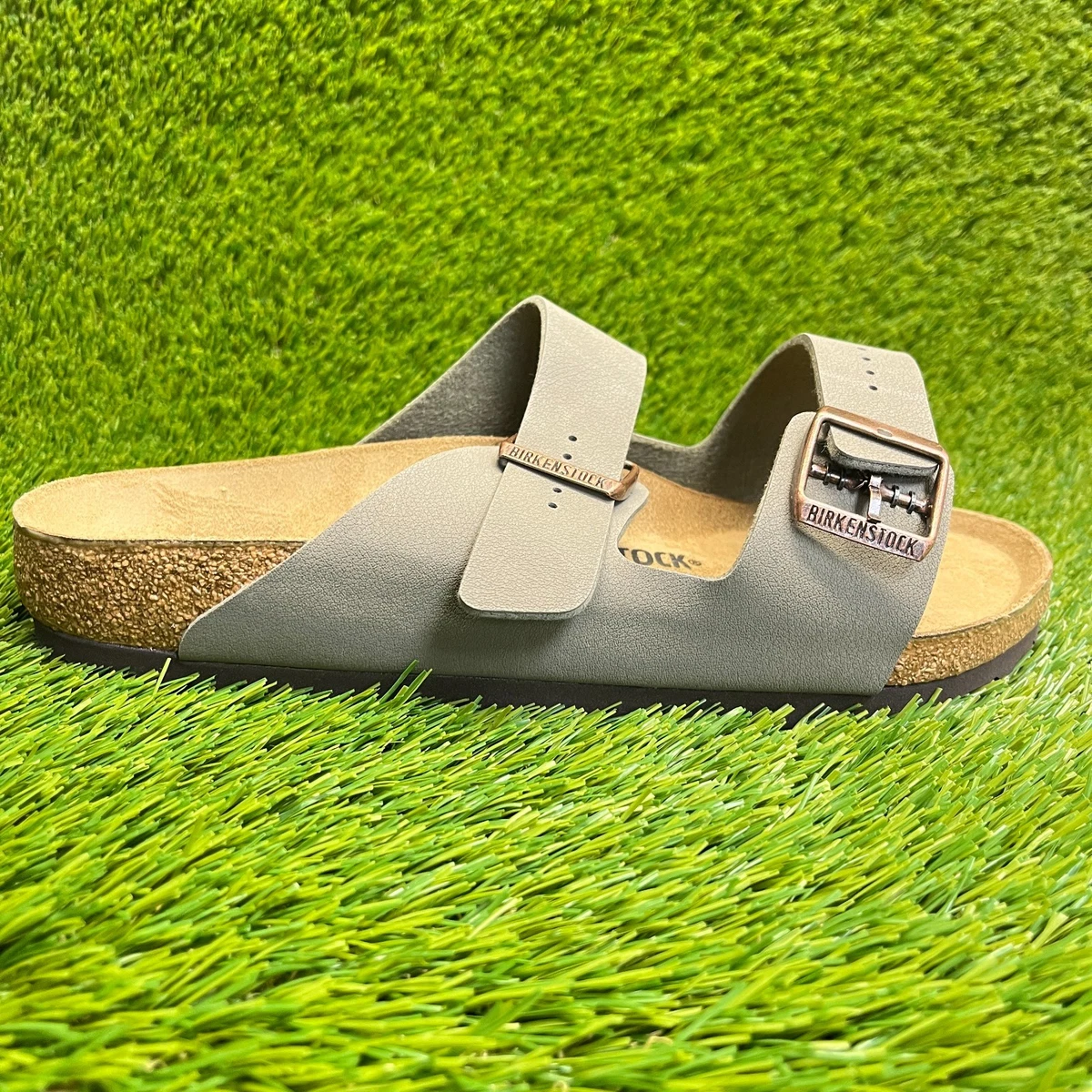 BIRKENSTOCK Slides Sandals MEN SIZE 44 Vegan made in Germany ?? New 11 - 11.5 Birkenstock Vegan Sandals for Men for sale | eBay main image 3