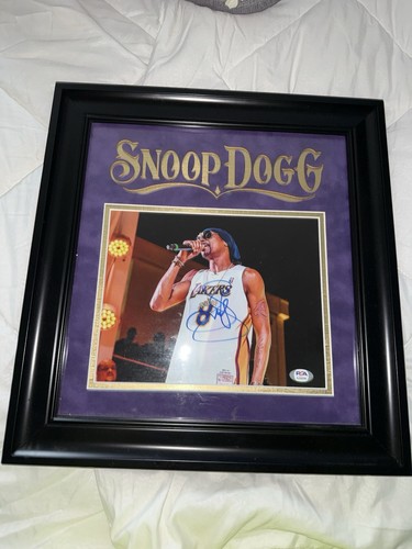 Maglia firmata a mano Snoop Dogg Wearing Lakers Kobe 8 autografata certificata prezzo ebay