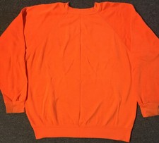 Vtg 80s Faded Sweatshirt L USA Grunge Surf Skate Punk Biker PE Track 70s Gym 90s