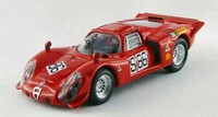 Alfa Romeo 33.2 #86 15. Nurburgring 1969 Vaccarella / De Adamich 1:43 Modell