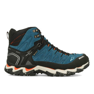 Meindl Lite Hike GTX Herren Blau Orange Wanderschuhe Outdoorschuhe