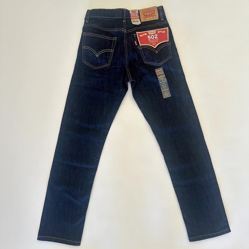 Levi's Boy's 502 Regular Taper Stretch Jeans Size 12, 26x26 NWT - MSRP $48 - Picture 3 of 4
