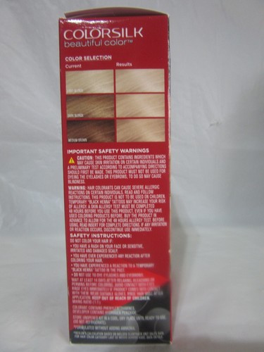 Revlon Colorsilk Beautiful Color Permanent Dye #04 Ultra Light Natural Blonde - Picture 4 of 7