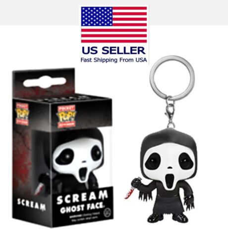 FUNKO Pocket Pop Keychain Scream GHOST FACE Vinyl FIGURE KILLER New With Box - Picture 1 of 6