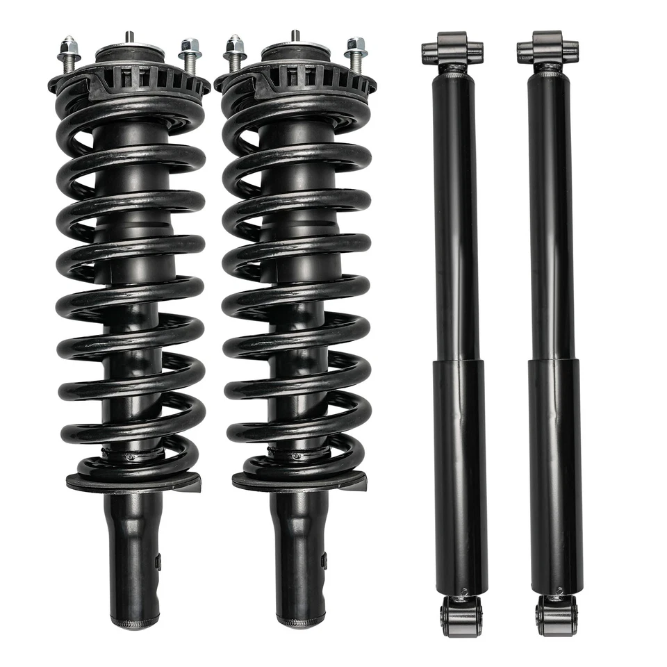 4pcs Front Rear Shock Absorber Struts Assembly For GMC Envoy Chevy Trailblazer Foto 2 de 4