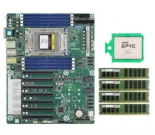 ASRock ROMED8-2T Motherboard With AMD EPYC 7C13 2.0GHz CPU  4x 64GB 3200MHz RAM