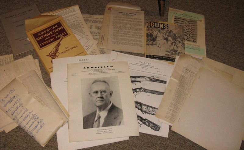 Large Lot Antique Arms Collector Catalogs, 1940s and 1950s.