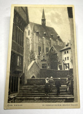 St Nicholas Church Belgium Village Real Photo by R.H.Donnelly Postcard UNP 1933©