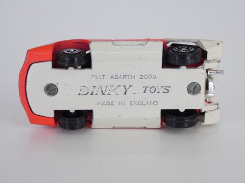 Dinky Fiat Abarth 2000 No202 Toy Diecast Model Rare Vintage Sports Car - Picture 11 of 12