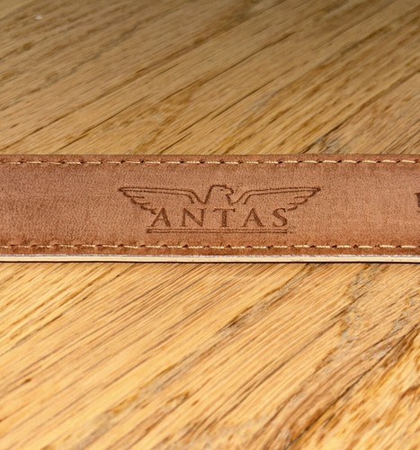 "Cintura Donna ANTAS Abbigliamento - Turtan (marrone) Vitello Francese 50" - Nuova con etichette! MSRP $190! - Foto 7 di 10