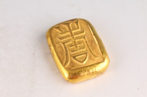 Collectable art Chinese Old Brass Ingot Not Gold Carved dragon Decoration Gift - Picture 5 of 5