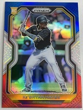 2021 Panini Prizm Red White and Blue Prizm Ke'Bryan Hayes (#113) Tier II RC