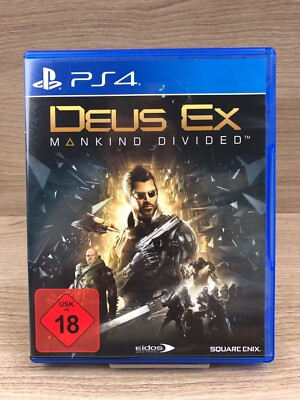 FSK18   PS4 Spiel   Deus Ex - Mankind Divided   Guter Zustand #M26