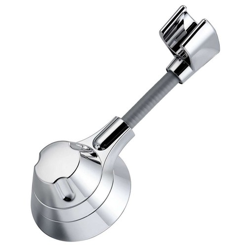 Adjustable Bathroom Shower Head Holder Self-adhesive Wall Mounted Shower Bracket - Picture 13 of 13