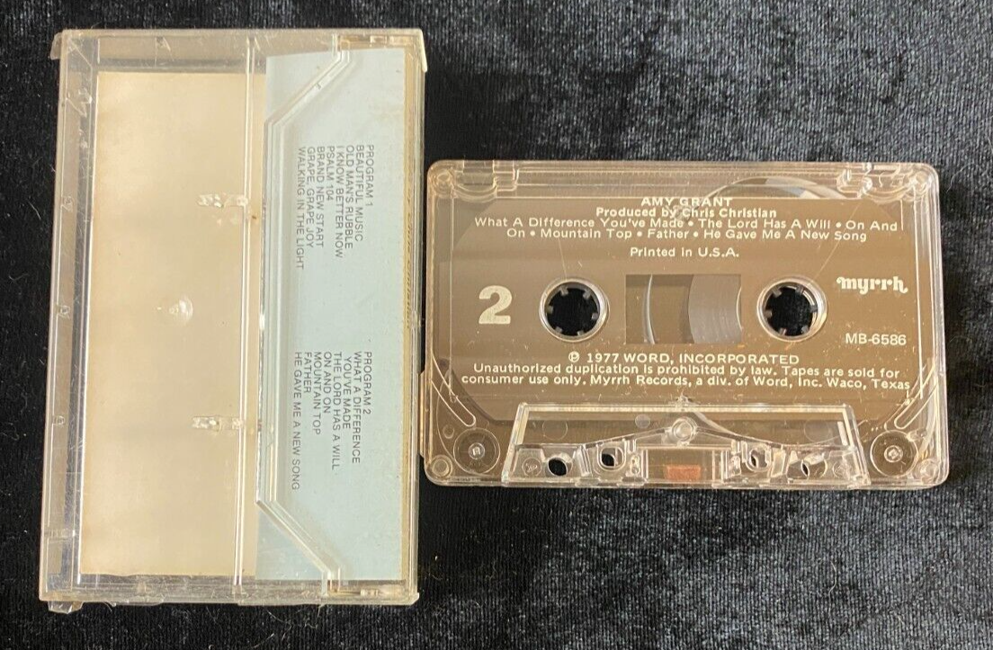 AMY GRANT 1977 MYRRH RECORDS CASSETTE TAPE | eBay