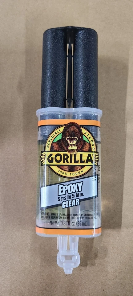 (208) Gorilla 106203 Epoxy Glue, Liquid 0.85 oz/ Syringe - Clear - Image 3 of 4