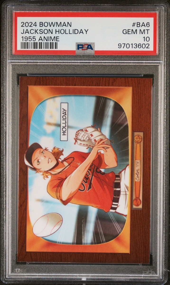 2024 Bowman Anime Jackson Holliday PSA 10 | eBay