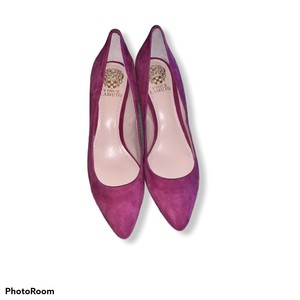 magenta kitten heels