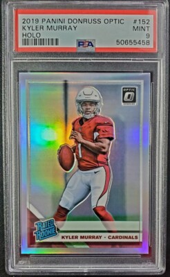 2019 Optic HOLO 🌈 Kyler Murray 🔥 PSA 9 Mint Rookie RC 152 LOW
