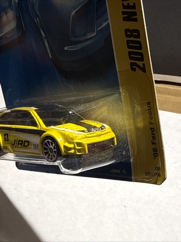 2008 Hot Wheels New Models ‘08 Ford Focus Yellow 031/196 - Picture 5 of 6
