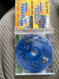 NFL 2K (Sega Dreamcast, 1999) CD and Case