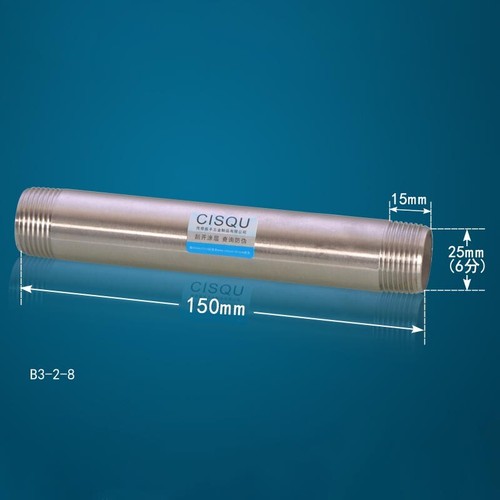 1/2"-1" Male BSP Threaded Pipe Fitting L: 100 - 300 MM Stainless Steel SS 201 - Picture 12 of 17