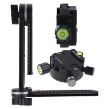 720 3-Axis Panoramic Ballhead Kit with QR Plate Slide Rail Gimbal Tripod for