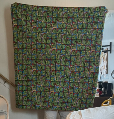 Couverture Vintage Tortues Ninja 58x52 Pouces (env. 147x132 Cm) En Polaire