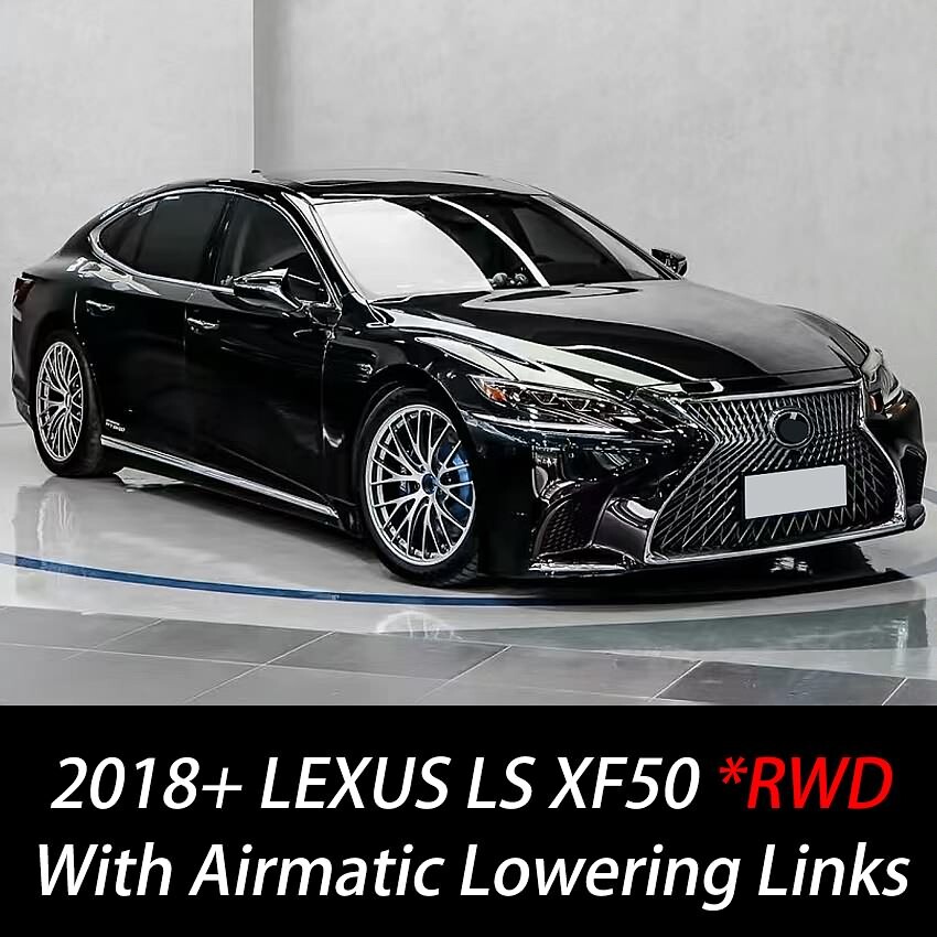 For Lexus LS350 LS500 XF50 RWD Air Ride Suspension Lowering Links