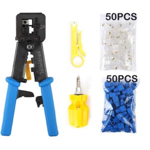 Ez Rj45 Cat5e Cat6 Stecker Crimpzange Ende Durchlaufen Crimp Cutter Rj11 Ebay