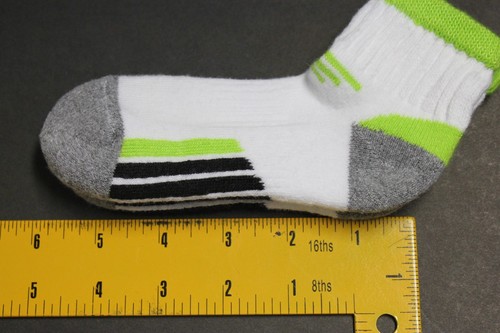 5 PAIRS KID'S COTTON PADDED GRAY ANKLE SOCKS 4-6 FIT KIDS SHOE 6-11.5 Athletic - Picture 6 of 6