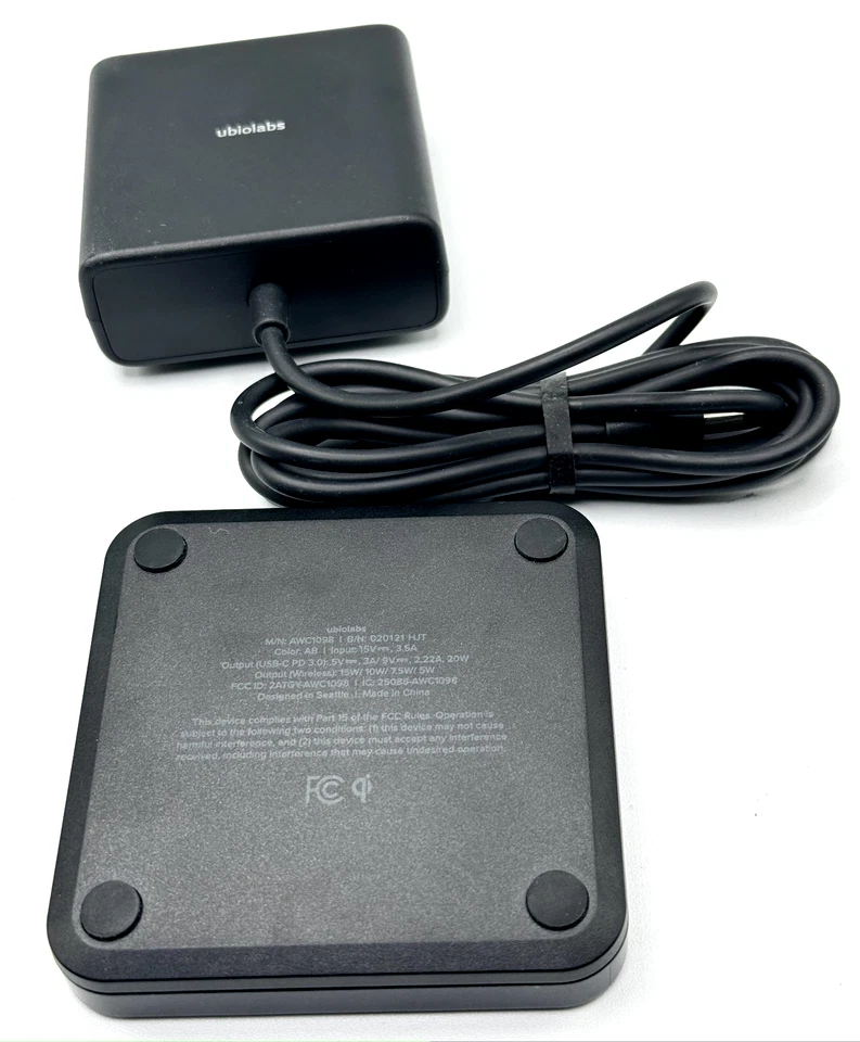Ubiolabs 15W Wireless Fast Charging Pad with Additional 20W USB-C Output - Image 2 of 4