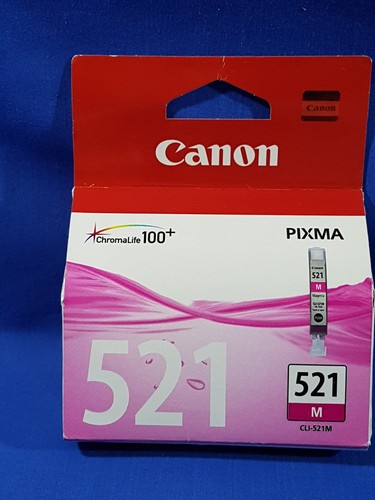 Genuine Canon CLI-521M Magenta Ink Cartridge