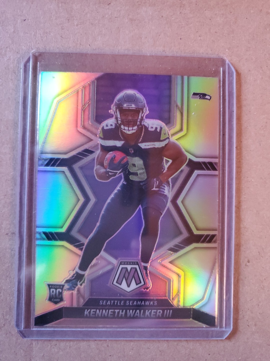 Kenneth Walker III 2022 Panini Mosaic Football Silver Prizm Rookie #308 Seahawks