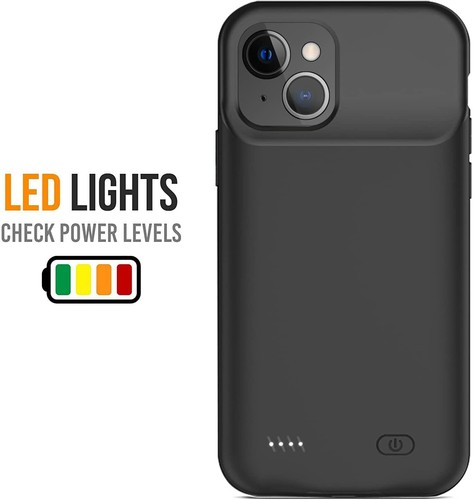 6800mAh für iPhone 13/13 PRO/13 PRO MAX Akkuabdeckung Power Bank Ladehülle USA - Bild 3 von 12
