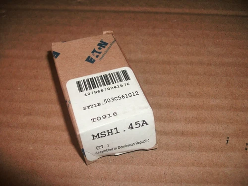 EATON CUTLER HAMMER MSH1.45A 503C561G12 THERMAL OVERLOAD HEATER - 2 AVAILABLE