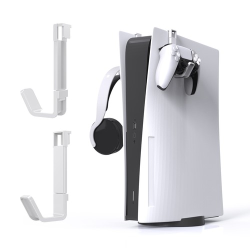 2 PCS White Gaming Controller Hanging Holder Accessories For PS5/PS5 Slim - Picture 7 of 11