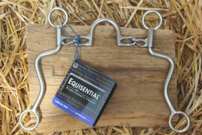 Professionals Choice Equisential Calvary Cheek with Ported Chain
